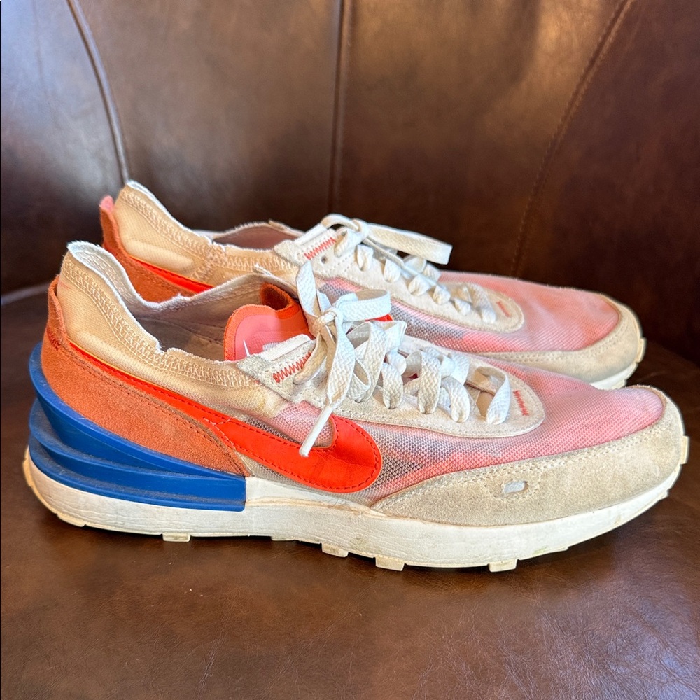 Nike Red and Blue Athletic Shoes